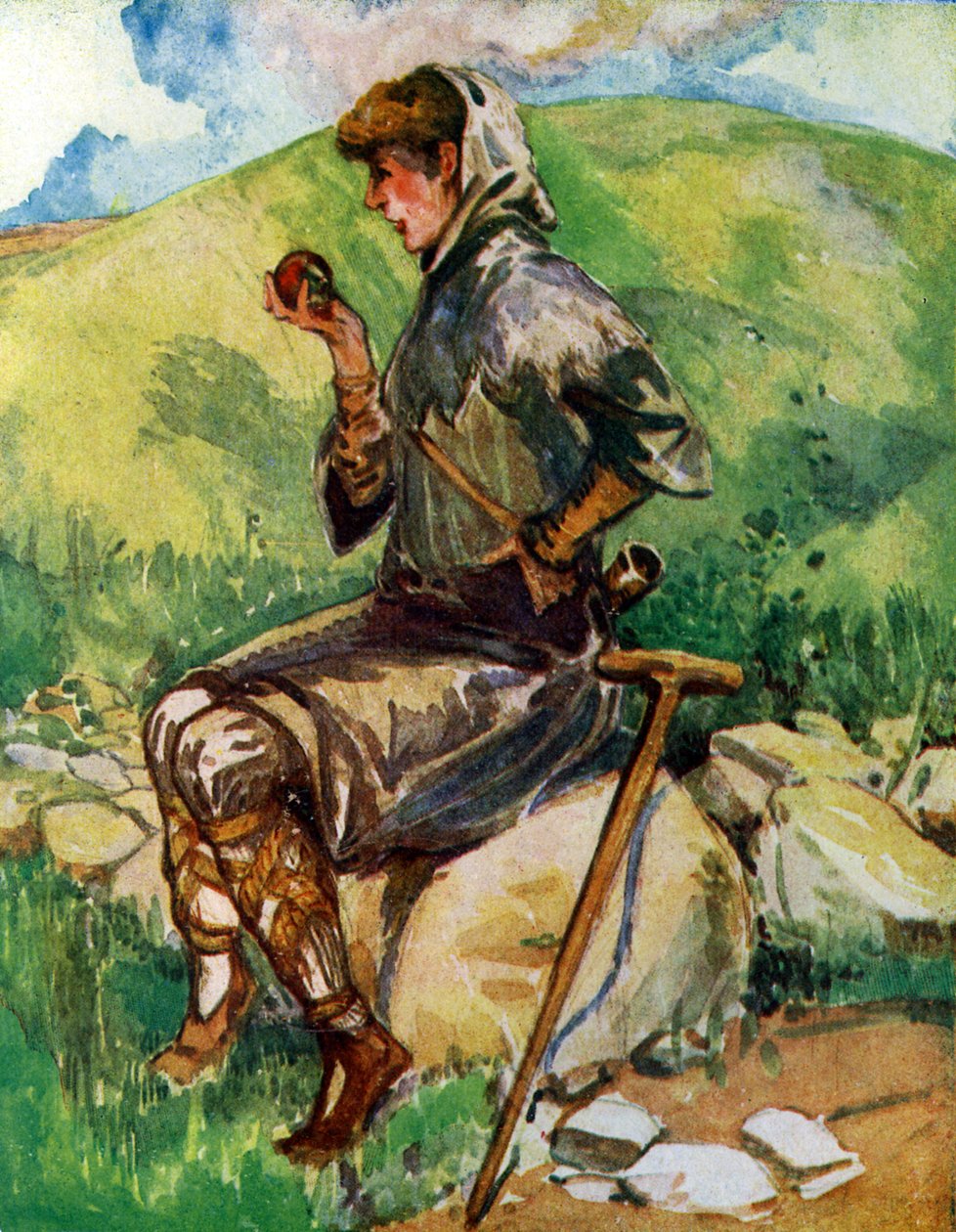 12. és 13. századi paraszti viselet alkotó: Dion Clayton Calthrop