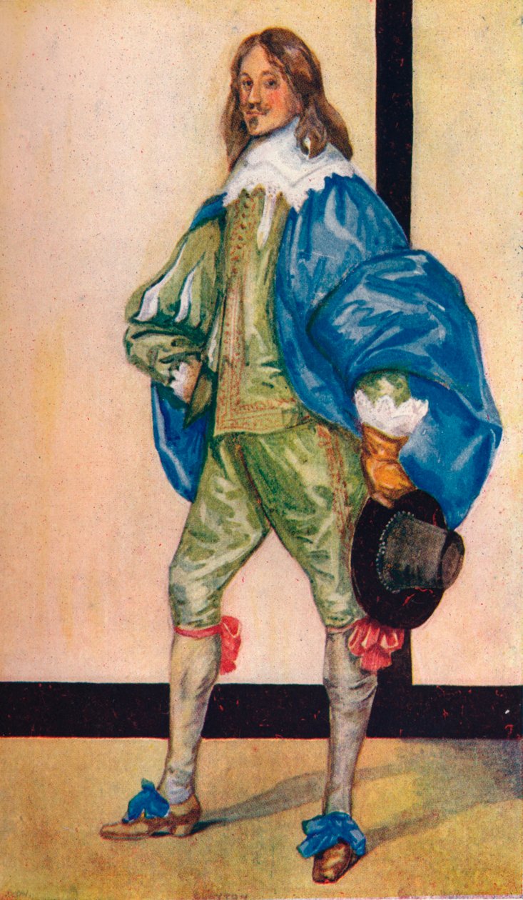 „I. Károly korának embere”, 1907 alkotó: Dion Clayton Calthrop