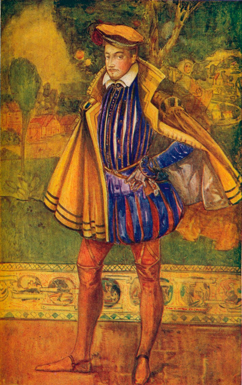 Erzsébet korának embere, 1907 alkotó: Dion Clayton Calthrop