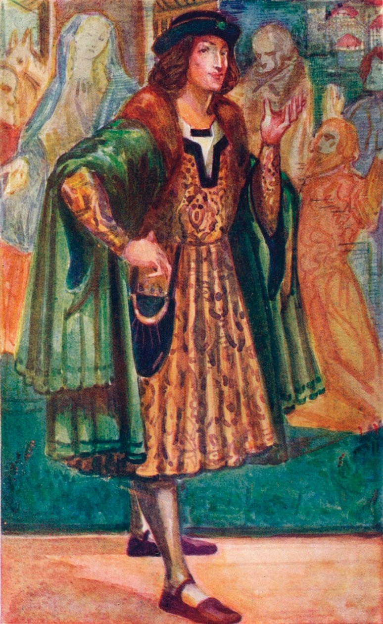 III. Richárd korának embere, 1907 alkotó: Dion Clayton Calthrop