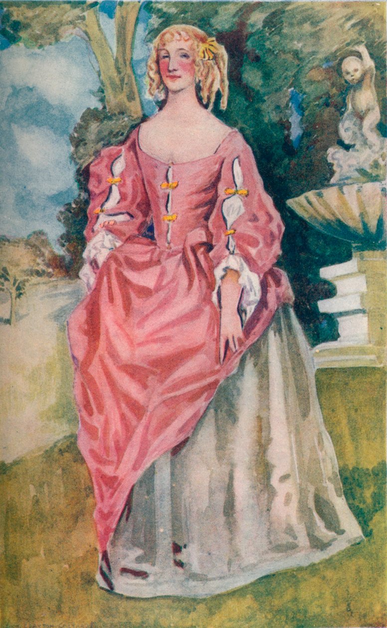 Károly korabeli nő, 1907 alkotó: Dion Clayton Calthrop