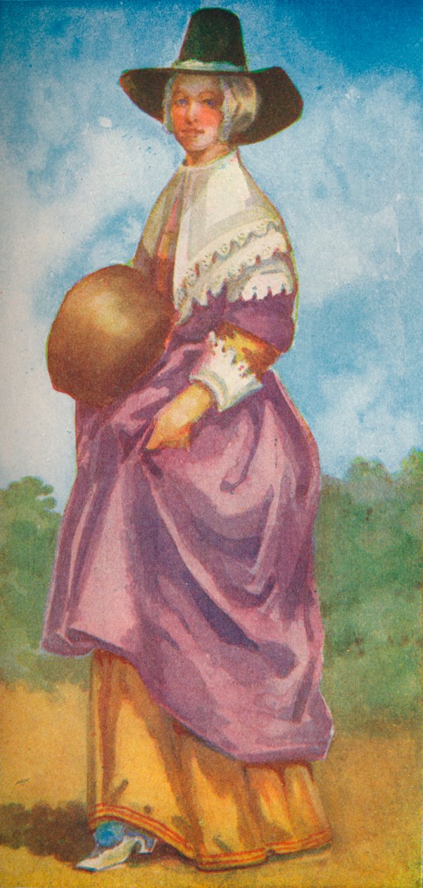 A Cromwells korabeli nő, 1907 alkotó: Dion Clayton Calthrop