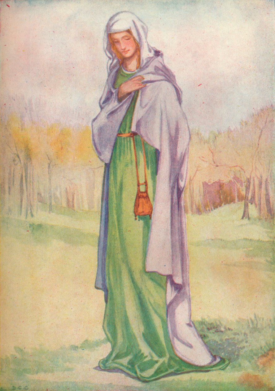 „III. Henrik korának nője”, 1907 alkotó: Dion Clayton Calthrop