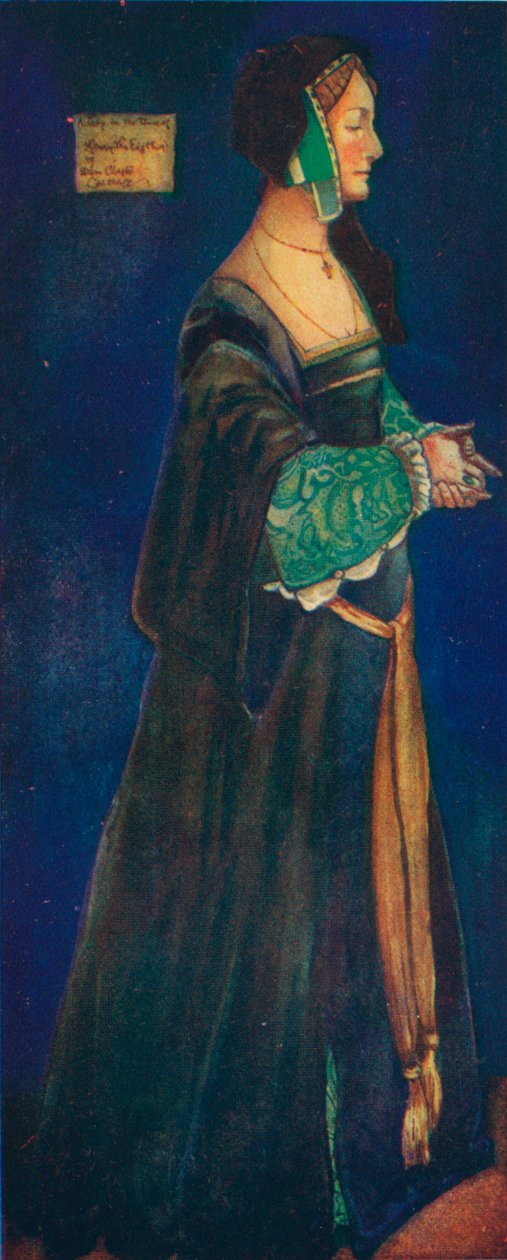 Henrik korabeli nő, 1907. VIII. alkotó: Dion Clayton Calthrop