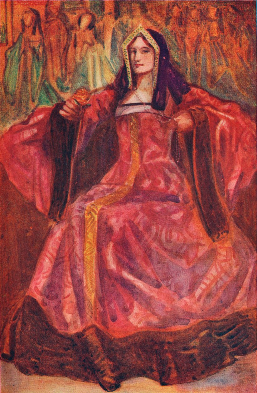 "VII. Henrik korának nője", 1907 alkotó: Dion Clayton Calthrop