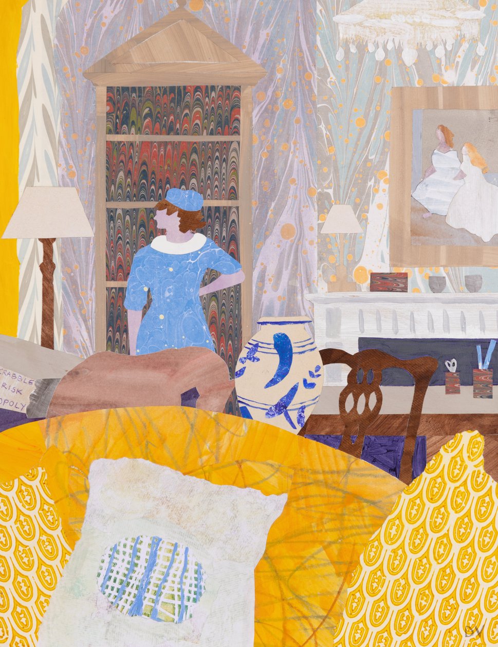 Kimehetek (kollázs) alkotó: Dione Verulam