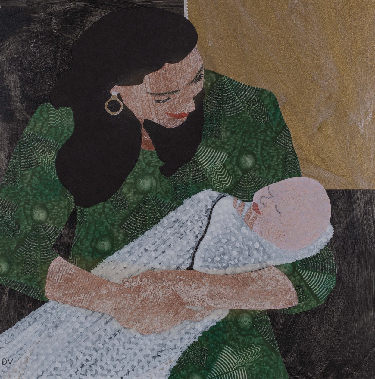 Siegmund és Sieglinde, Wagner Ring-ciklusa, 2024 (kollázs) alkotó: Dione Verulam