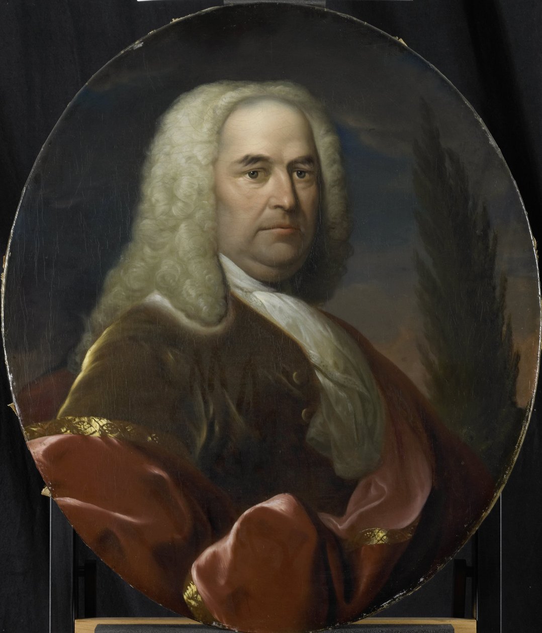 Hugo du Bois, a Holland Kelet-Indiai Társaság rotterdami kamara igazgatója, 1734-ben megválasztott portréja alkotó: Dionys van Nijmegen