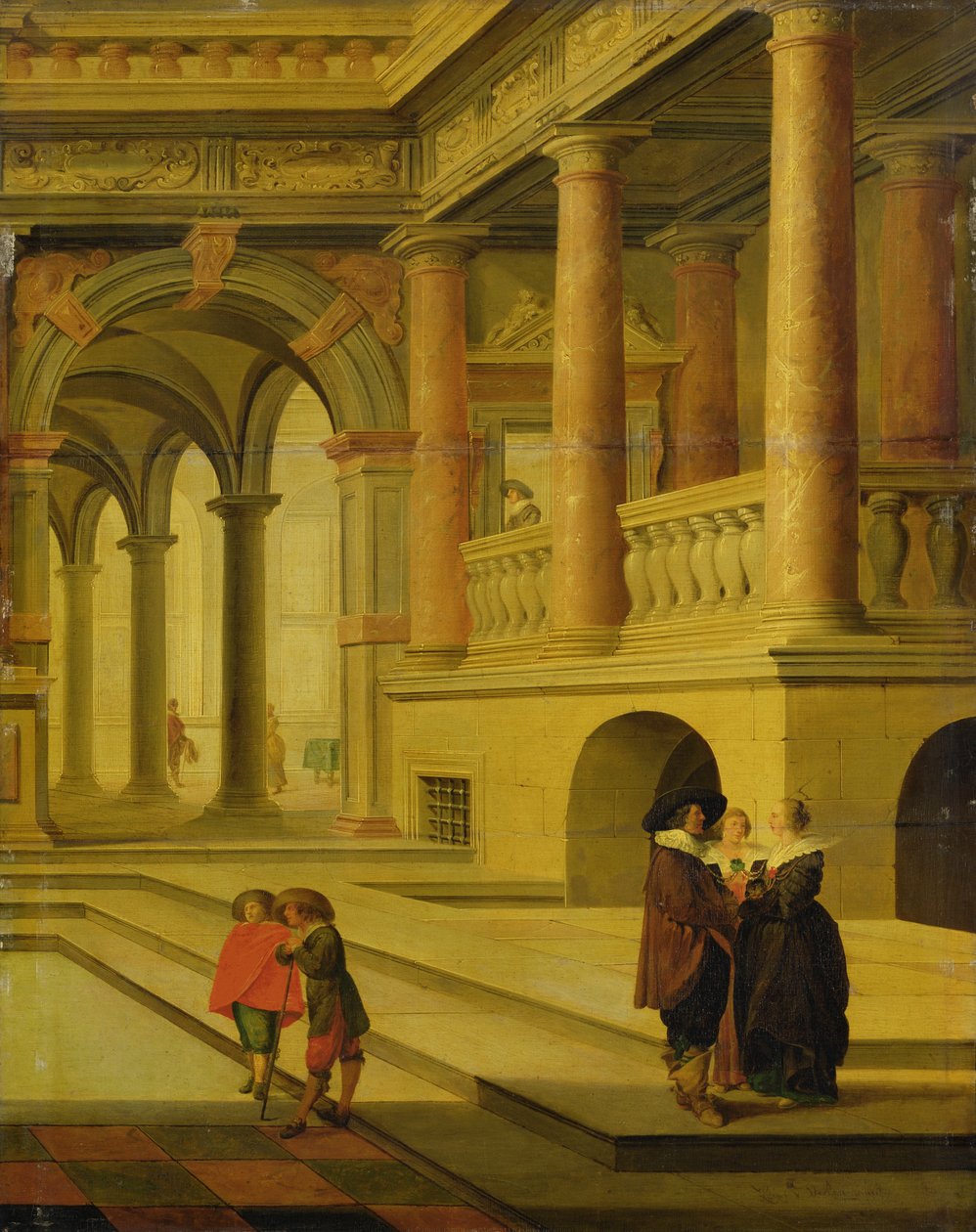 Palota udvara alkotó: Dirck van Delen