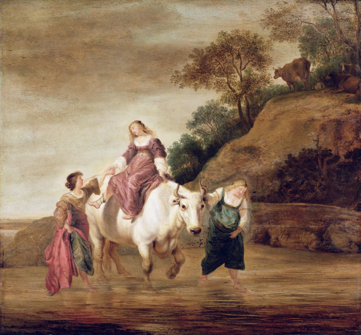 Európa megerőszakolása, 1643 alkotó: Dirck Bleker