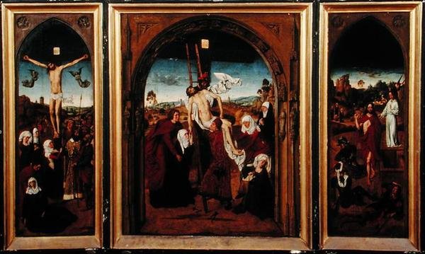 Passion Triptichon (olaj a panelen) alkotó: Dirck Bouts