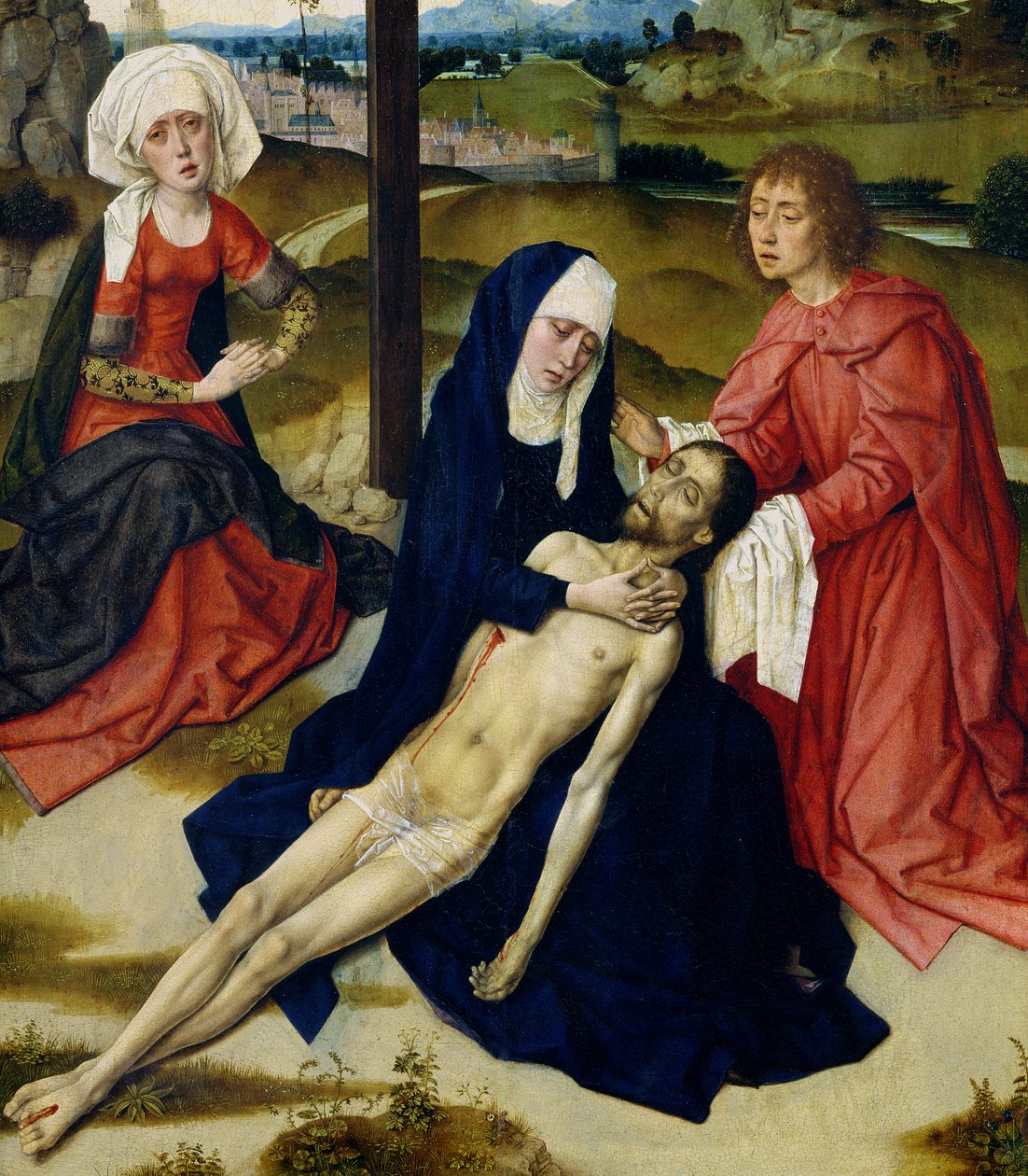 The Lamentation (a 93895 részlete) alkotó: Dirck Bouts