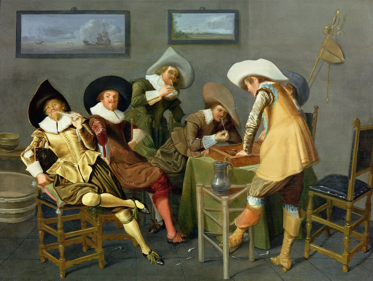 Cavalierek egy kocsmában alkotó: Dirck Hals