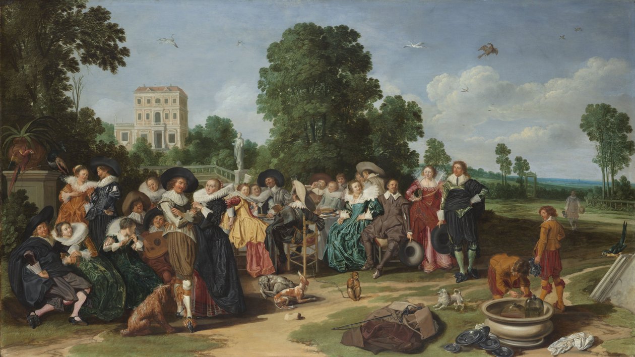 A Fete Champetre alkotó: Dirck Hals