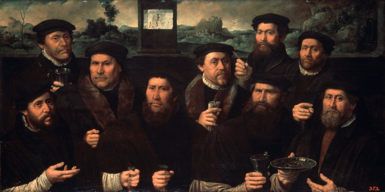 Az Amsterdam Shooting Corporation csoportportréja, 1561. alkotó: Dirck Jacobsz