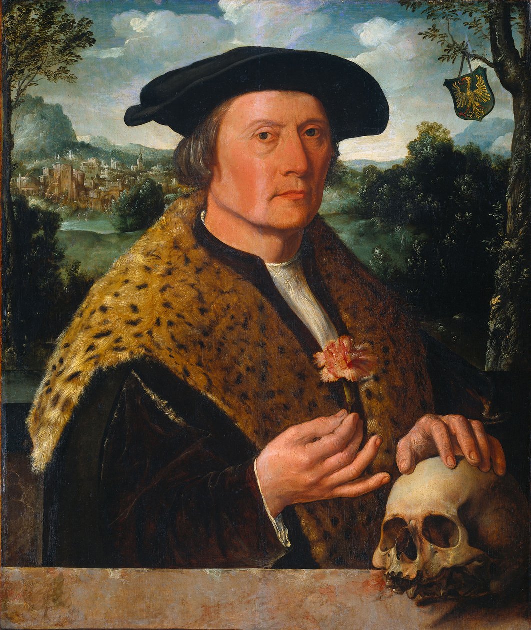Pompeius Occo portréja 1483-1537, 1531 alkotó: Dirck Jacobsz