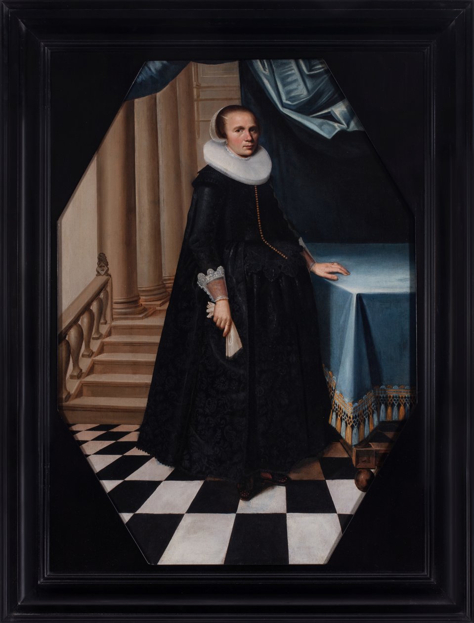 Egy hölgy portréja alkotó: Dirck Santvoort