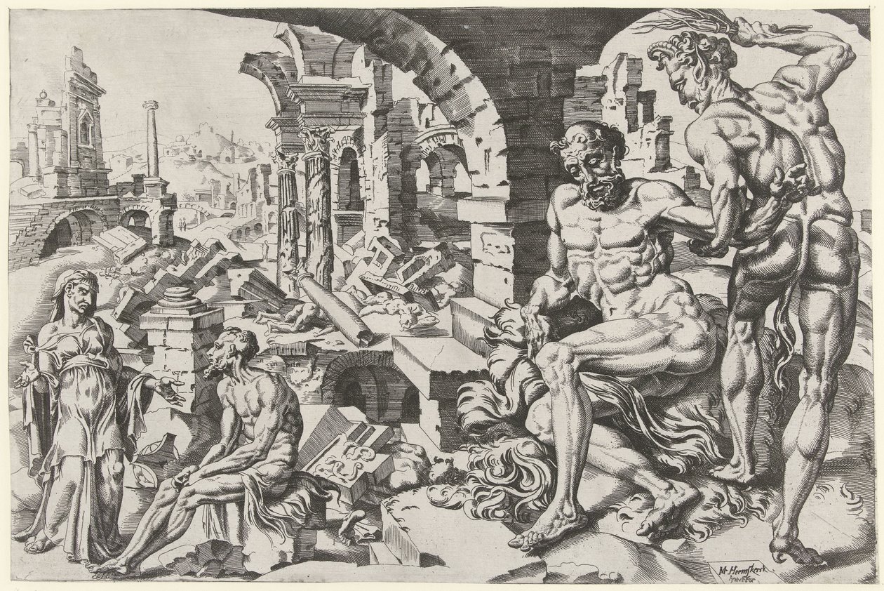 Jóbot megostorozta a Sátán alkotó: Dirck Volckertsz. Coornhert (attributed to)