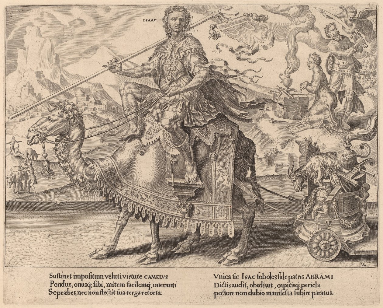 Izsák diadala alkotó: Dirck Volckertz Coornhert after Maerten van Heemskerck