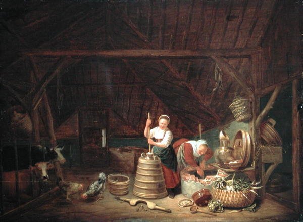 Holland Barn (olaj a panelen) alkotó: Dirck Wyntrack