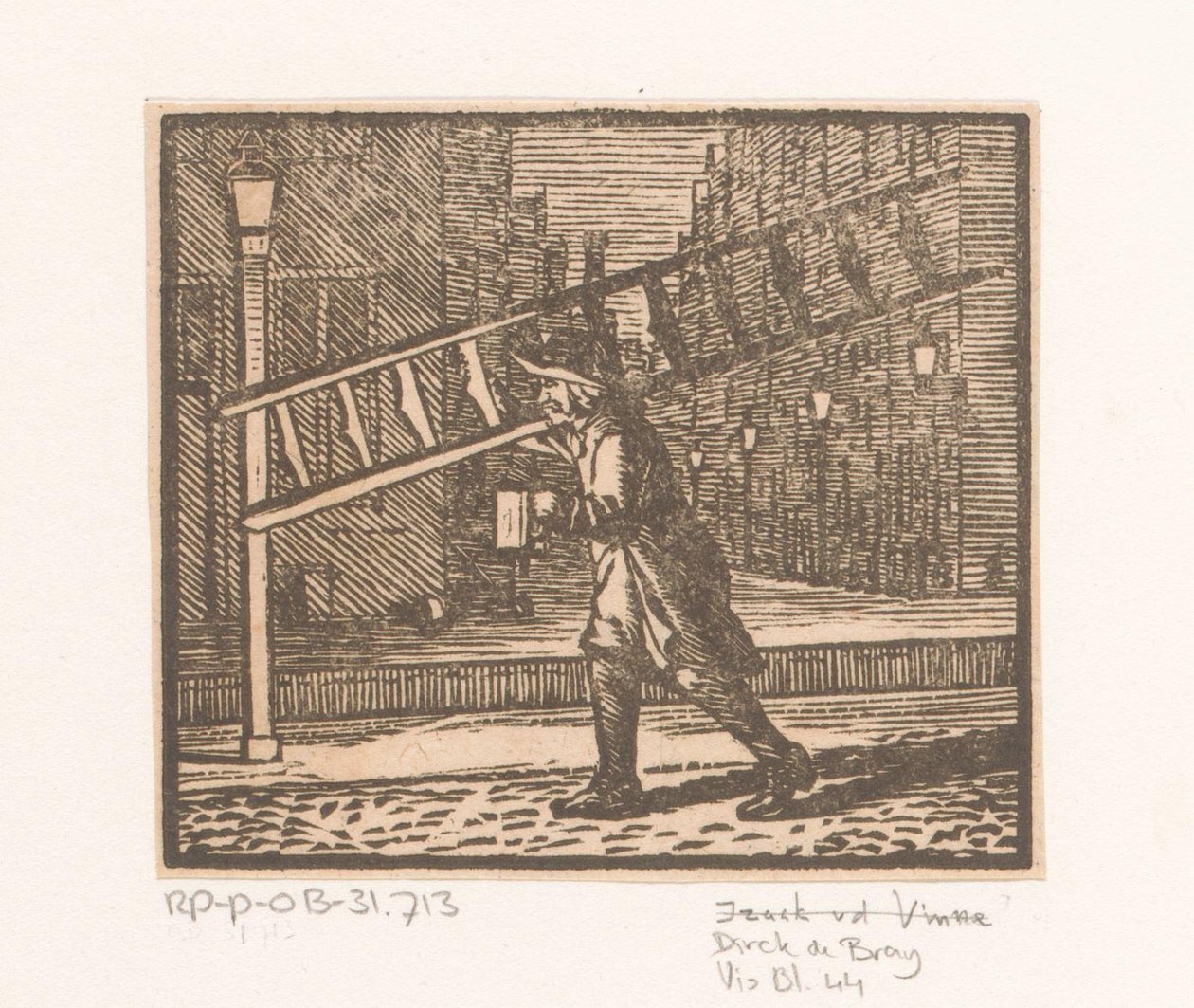 lámpagyújtó alkotó: Dirck de Bray