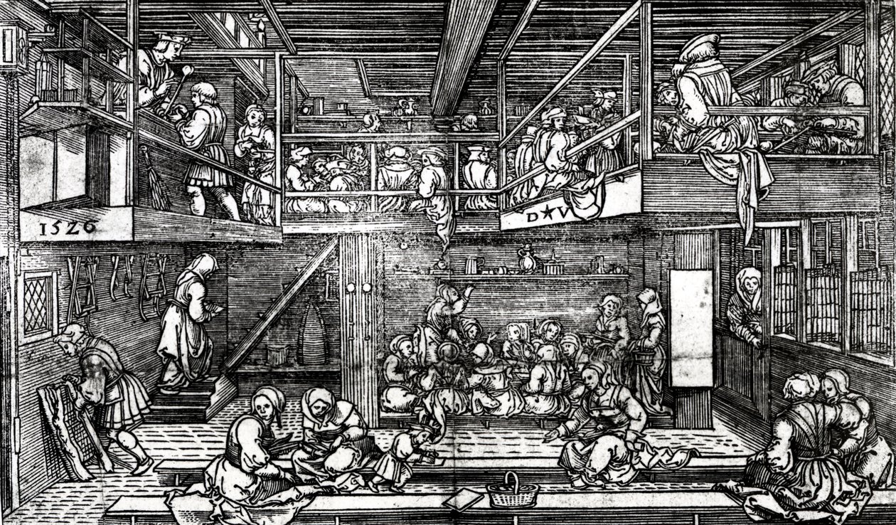 Iskolaterem, 1526 alkotó: Dirk Jacobsz Vellert