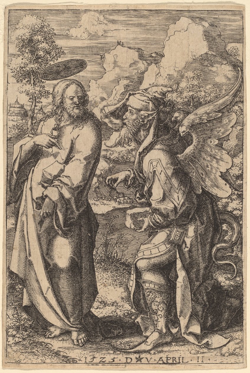 Krisztus megkísértése alkotó: Dirk Jacobsz Vellert