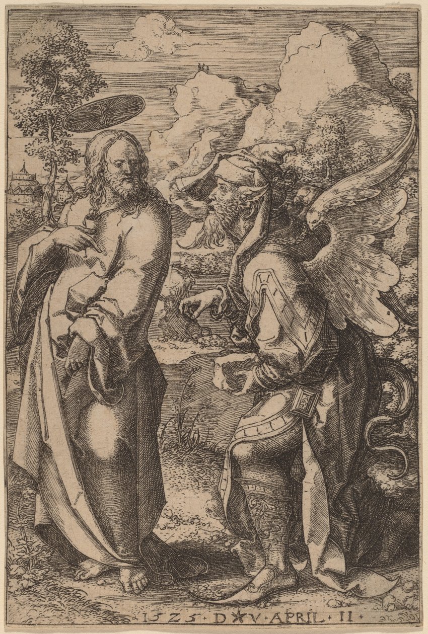 Krisztus megkísértése alkotó: Dirk Jacobsz Vellert