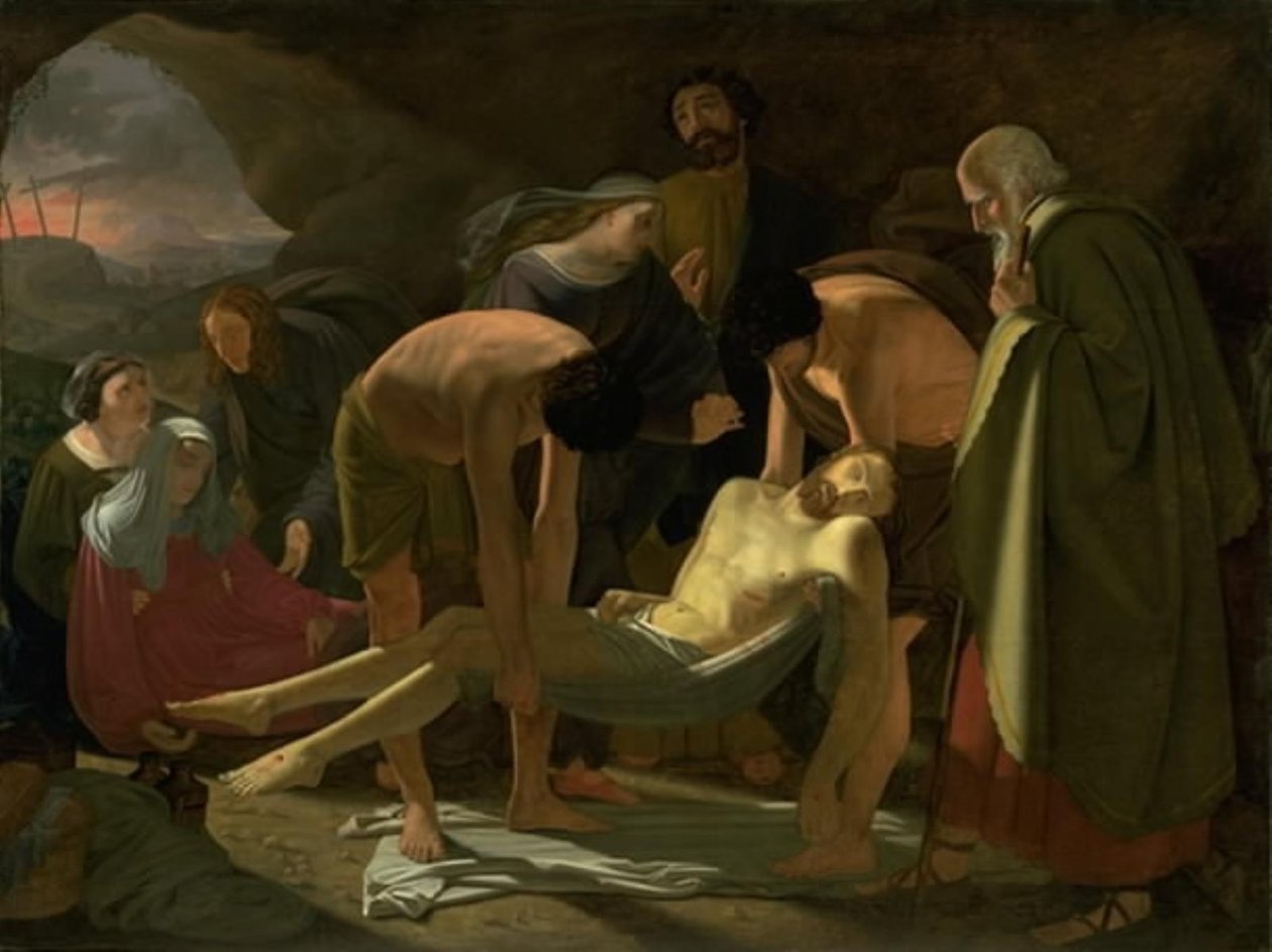 Krisztus temetése alkotó: Ditlev Blunck