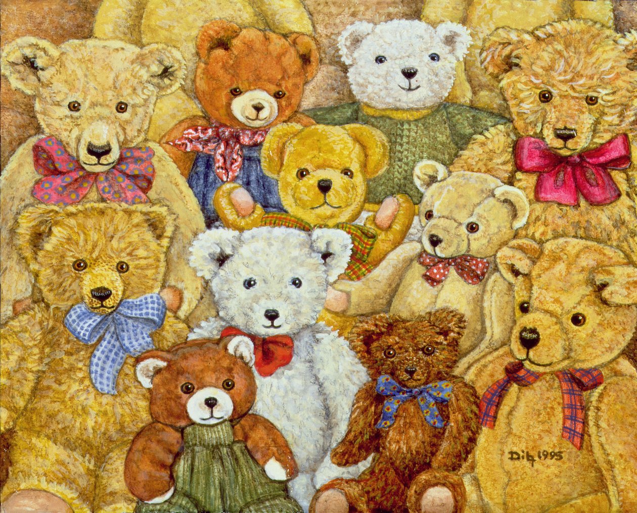 Ted-Patch, 1995 (akril a panelen) alkotó: Ditz