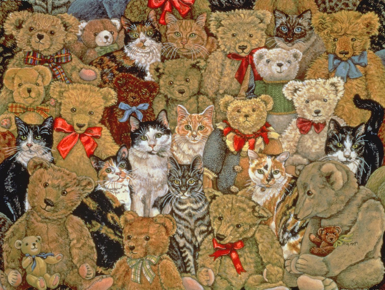 Tedcats, 1997 (akril a panelen) alkotó: Ditz
