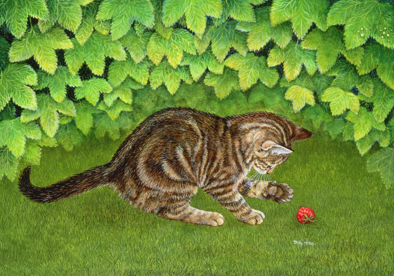 The Strawberry-Kitten, 1996 (akril a panelen) alkotó: Ditz
