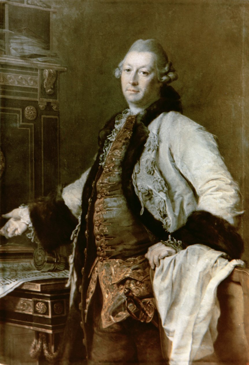Alekszandr Filippovics Kokorinov (1726-72) építész, a Művészeti Akadémia igazgatója és első rektora portréja, 1769 alkotó: Dmitri Grigorievich Levitsky