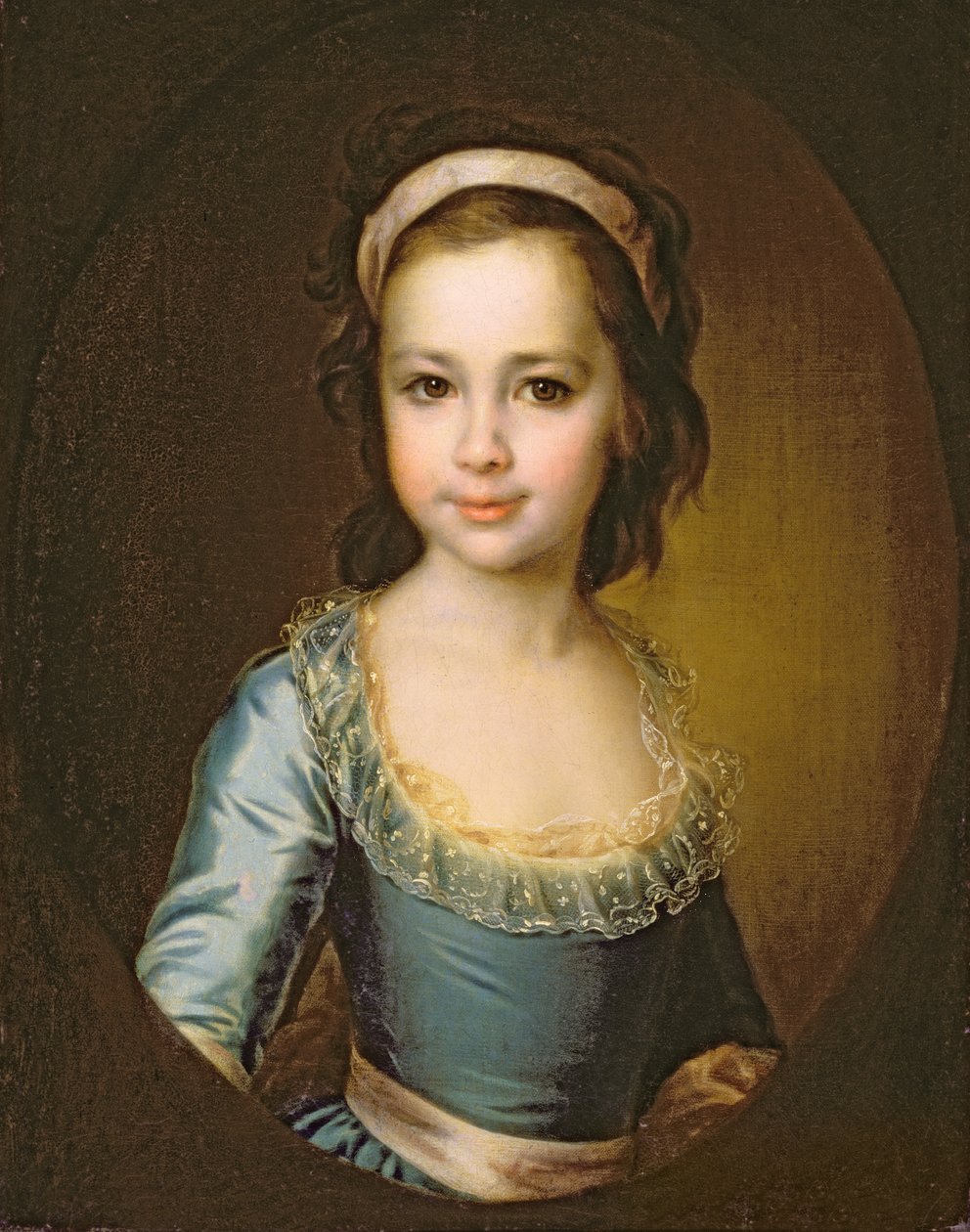Anna Artemievna Voroncova (1777-1836) írónő portréja, 1780-as évek alkotó: Dmitri Grigorievich Levitsky