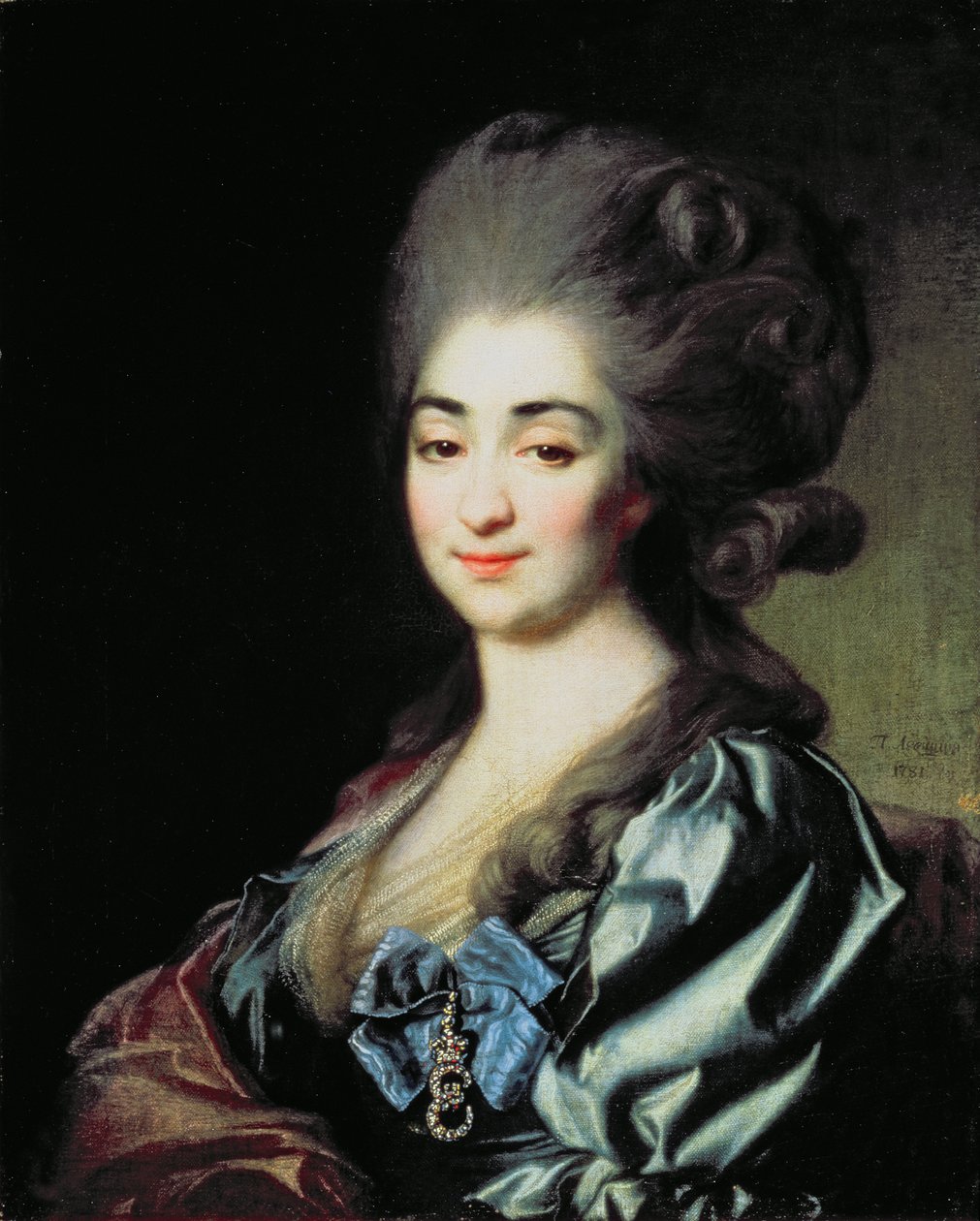 Praskovia Nyikolajevna Repnina hercegnő (1756-84) portréja 1781 alkotó: Dmitri Grigorievich Levitsky