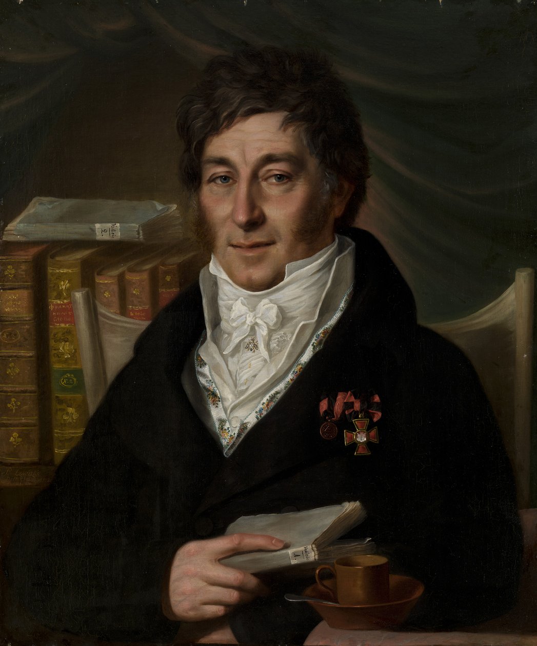 Alekszandr Sztahijev portréja 1724-1796, 1818 alkotó: Dmitri Grigorievich Levitsky