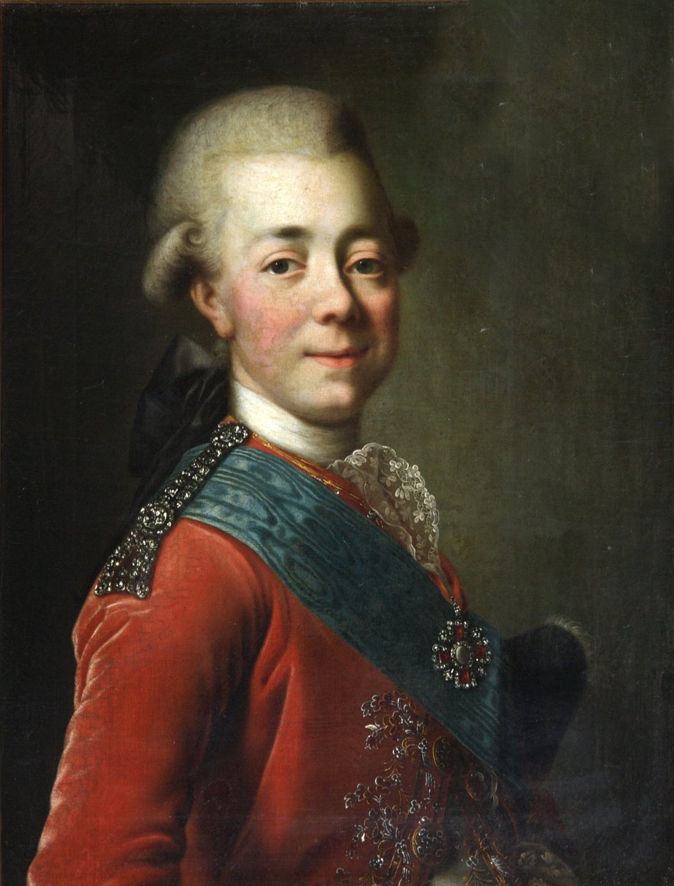 Pavel Petrovich nagyherceg portréja 1754-1801, 1770-es évek alkotó: Dmitri Grigorievich Levitsky