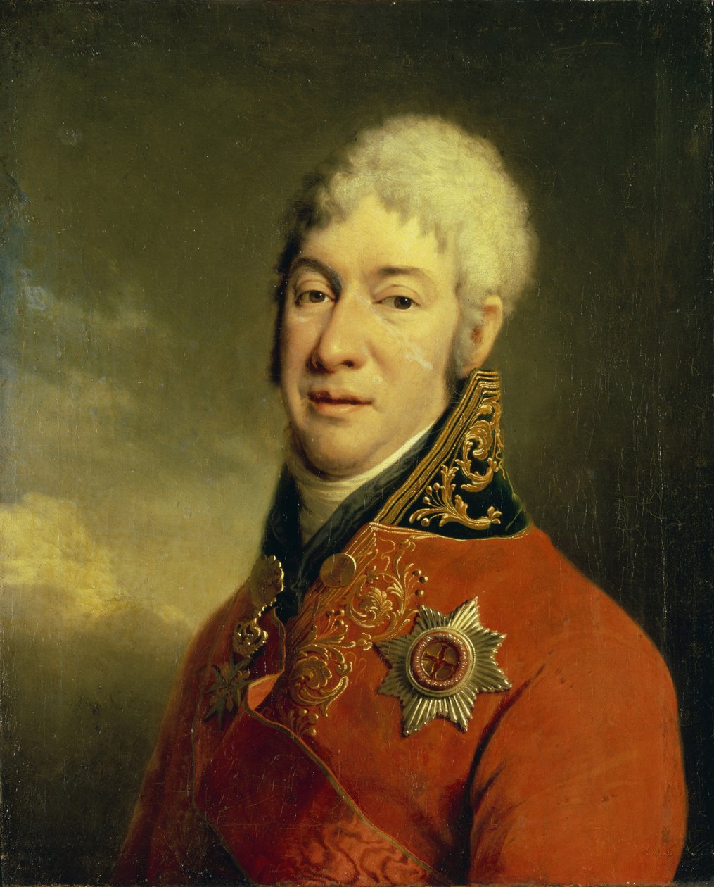 Ivan Vladimirovics Lopukhin 1756-1816 filozófus, misztikus, író és humanitárius portréja, 1802-1804 alkotó: Dmitri Grigorievich Levitsky
