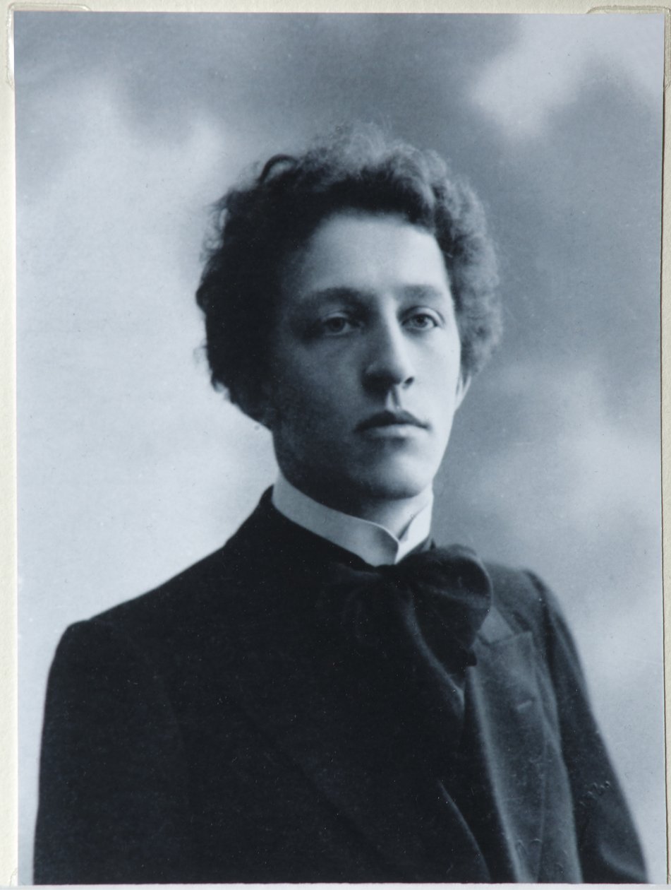 Alexander Blok költő portréja 1880-1921, 1907 alkotó: Dmitri Spiridonovich Zdobnov