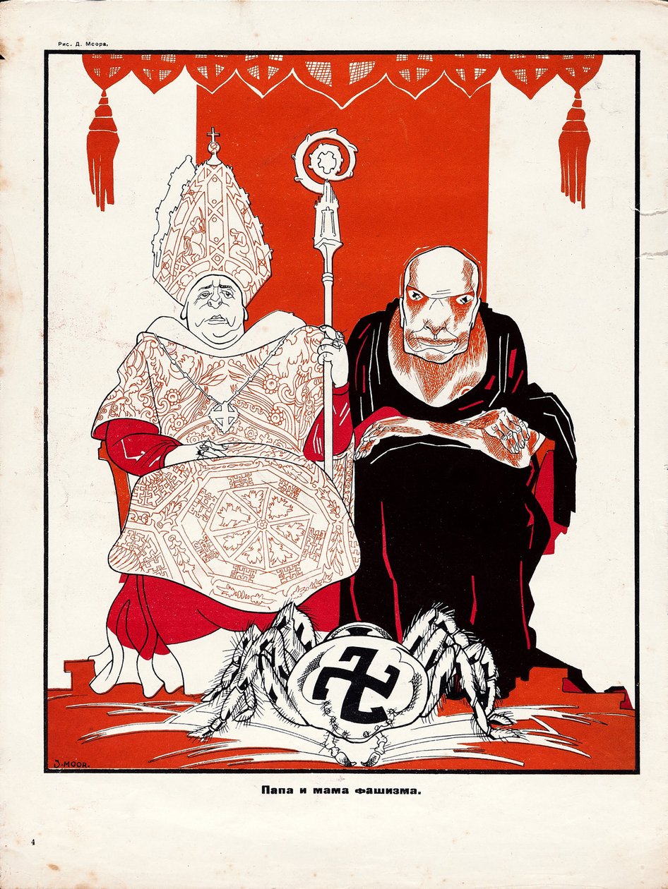 Papa és Mama: Fasiszta, 1930-as évek eleje. alkotó: Dmitri Stachievich Moor