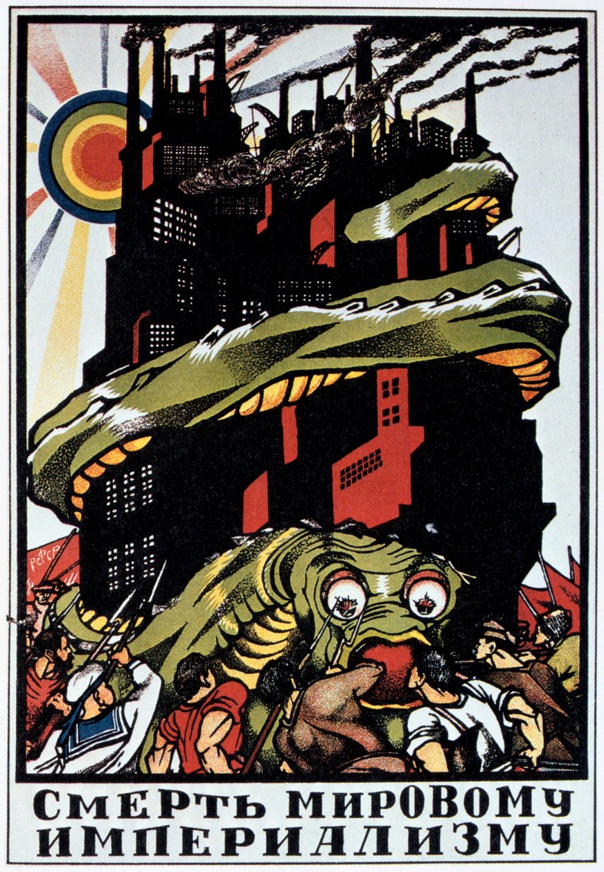 A világimperializmus haláláért, 1920 alkotó: Dmitriy Stakhievich Moor