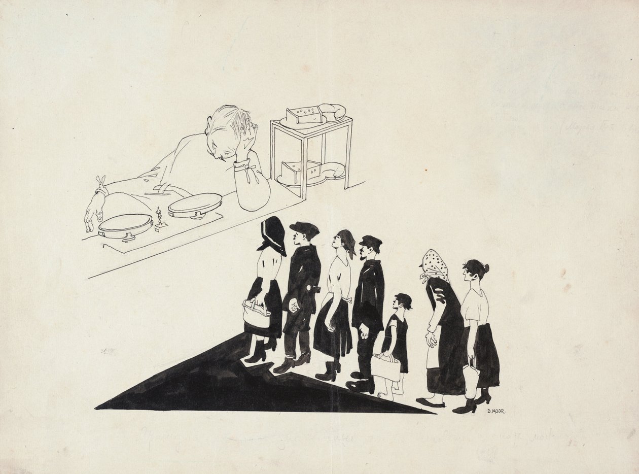 A sor, 1920. alkotó: Dmitriy Stakhievich Moor