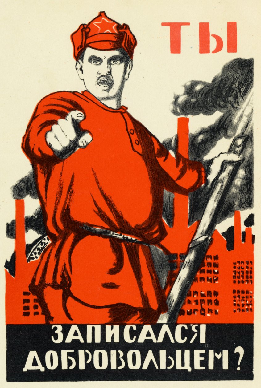 Orosz forradalom plakát alkotó: Dmitry (1883 1946) Moor