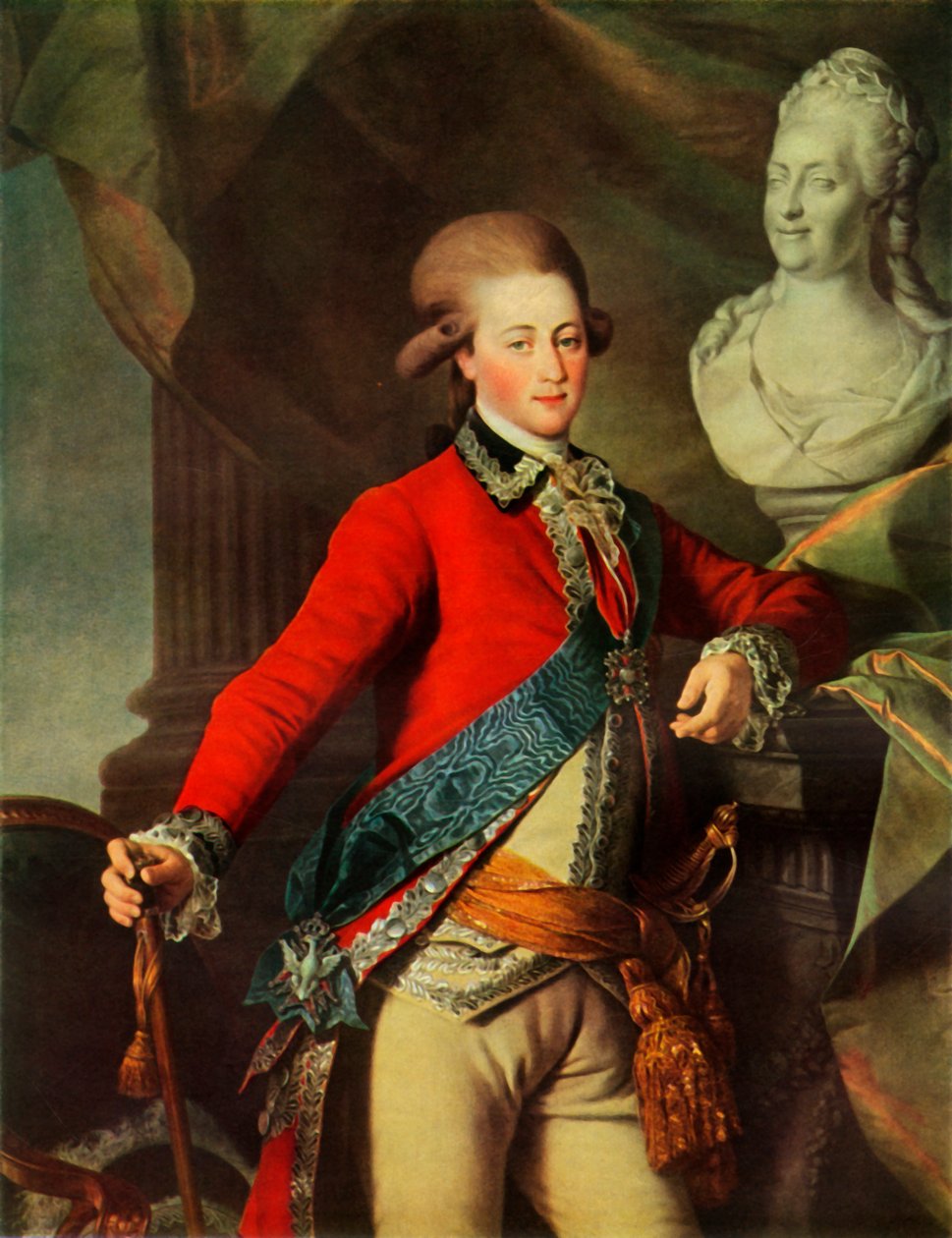 Alexandr Dmitrievich Lansky portréja, 1782, 1965. alkotó: Dmitri Grigorievich Levitsky