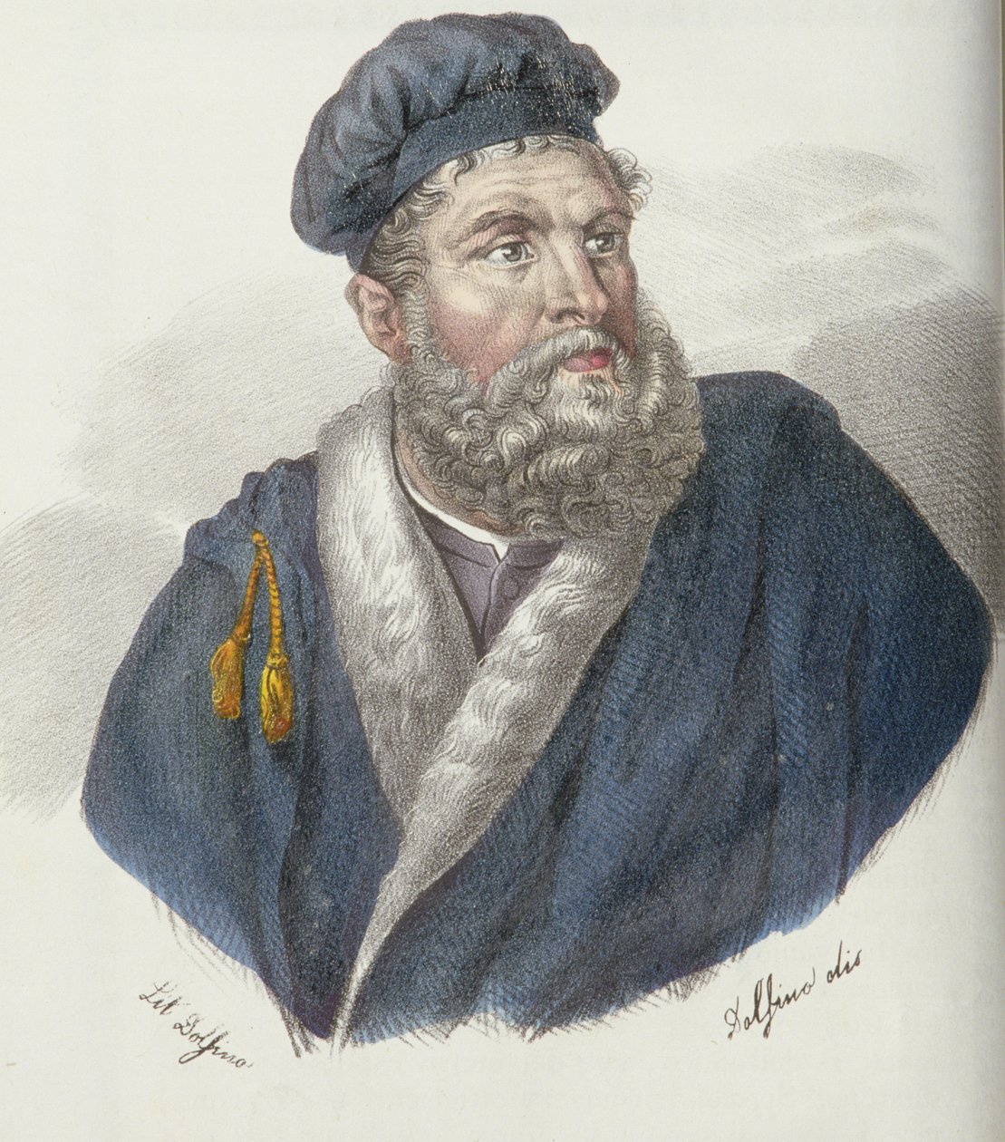 Portrait of Marco Polo alkotó: Dolfino