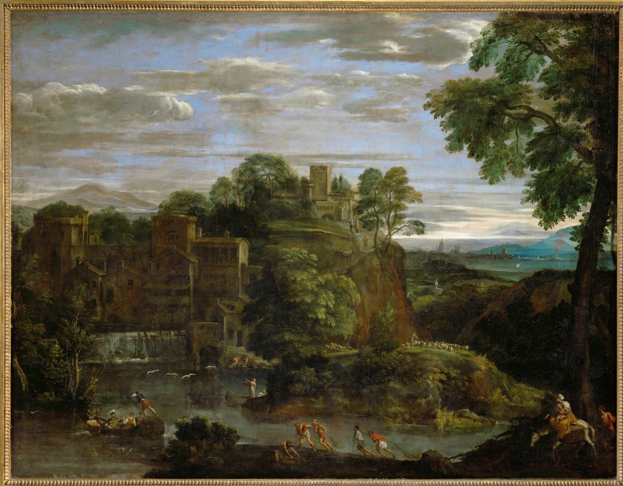 Repülés Egyiptomba ... alkotó: Domenichino (1581 1641)