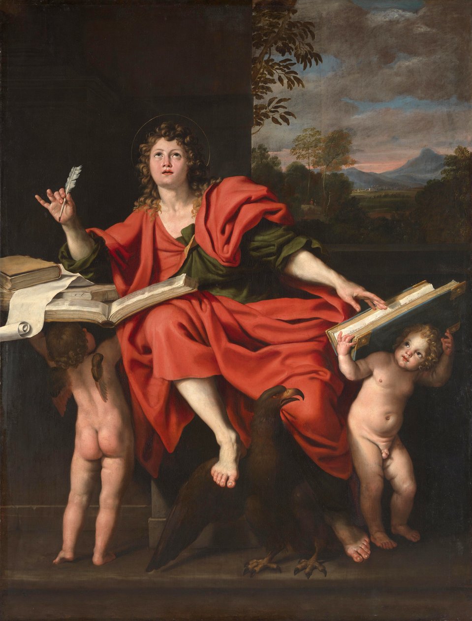 Szent János evangélista alkotó: Domenichino (1581 1641)