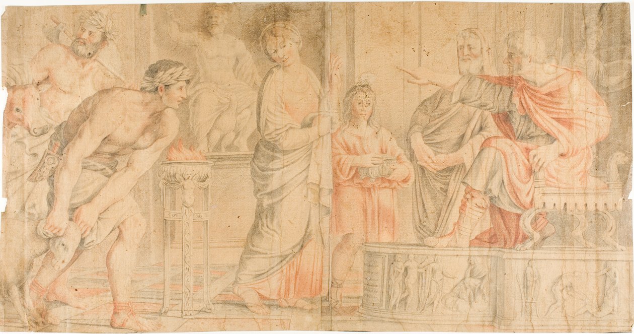 Szent Cecília elítélése alkotó: Domenichino