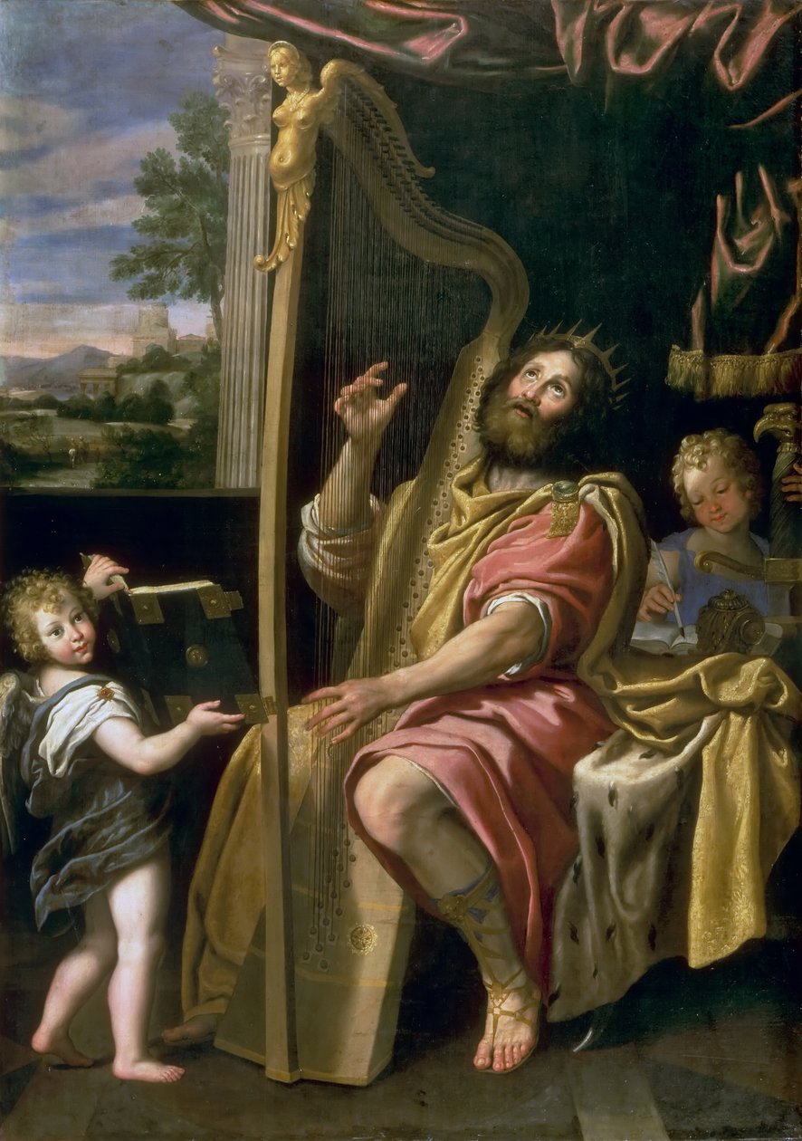 Dávid király alkotó: Domenichino