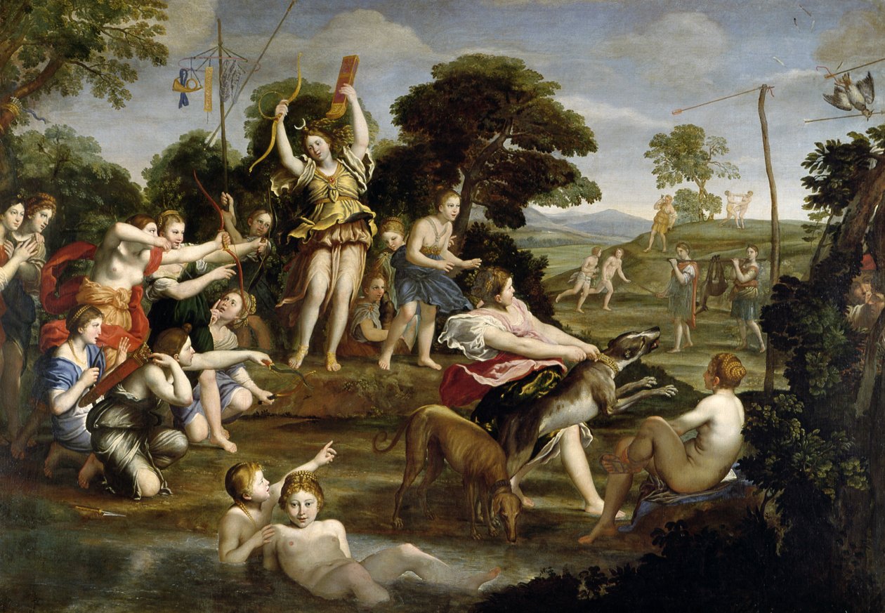 Diana vadászata, 1616-17 alkotó: Domenichino